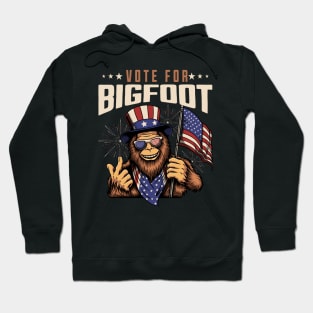 Vote For Bigfoot 2024 Hoodie